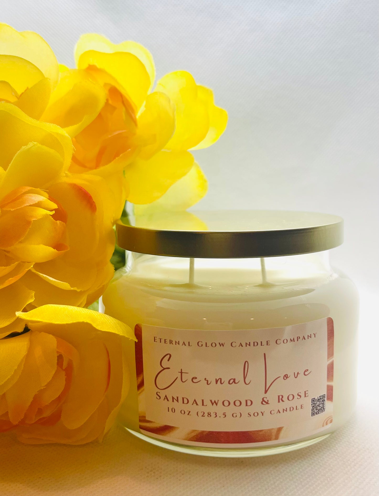 Eternal Love-Sandalwood & Rose Soy Candle